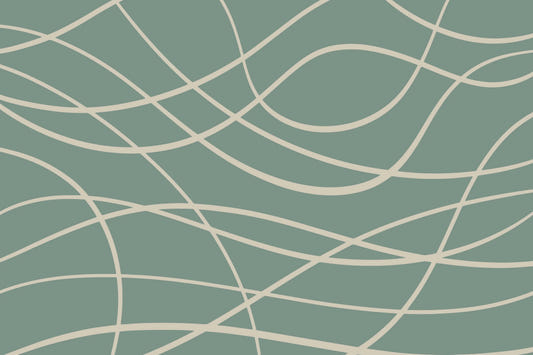 Abstract Green Lines Wallpaper