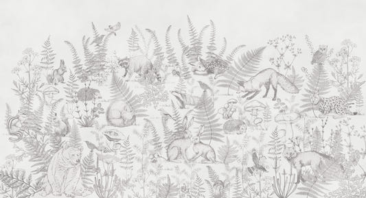 White Nature Woodland Animal Wallpaper