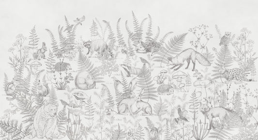 White Nature Woodland Animal Wallpaper