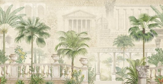 Tropical Garden Paradise Wallpaper