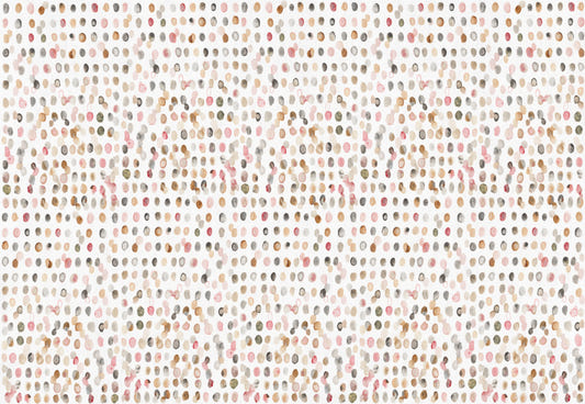 Watercolor Polka Dot Neutral Wallpaper