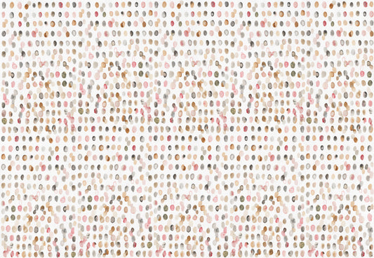 Watercolor Polka Dot Neutral Wallpaper