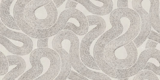 Curved Line Abstract Wallpaper Mural