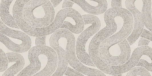 Curved Line Abstract Wallpaper Mural