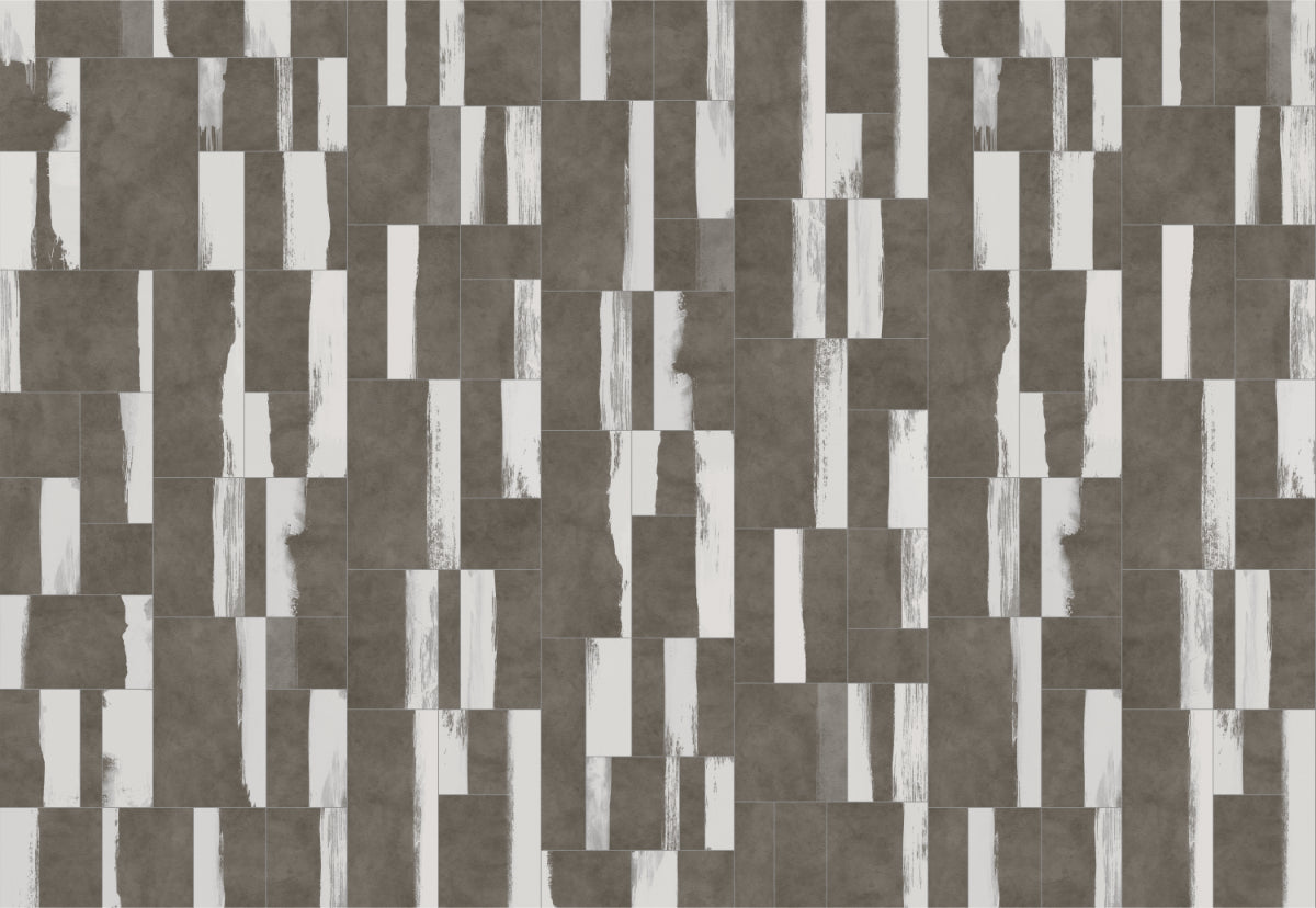 Modern Abstract Geometric Tile Pattern Wallpaper