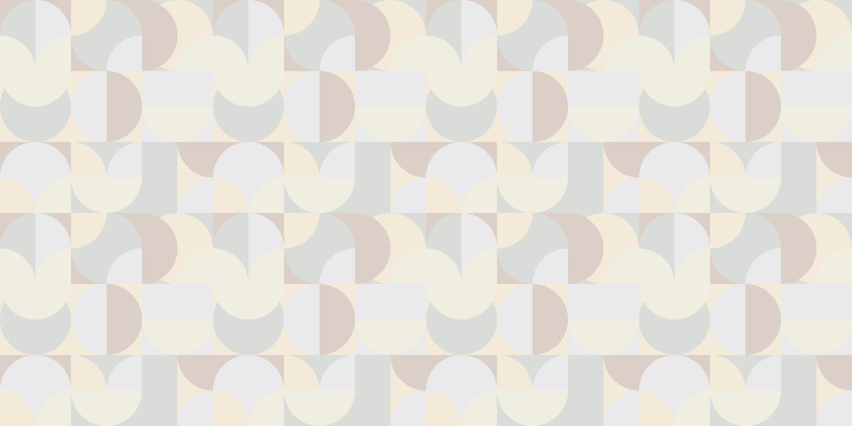 Neutral Geometric Abstract Wallpaper in your room — zoomed