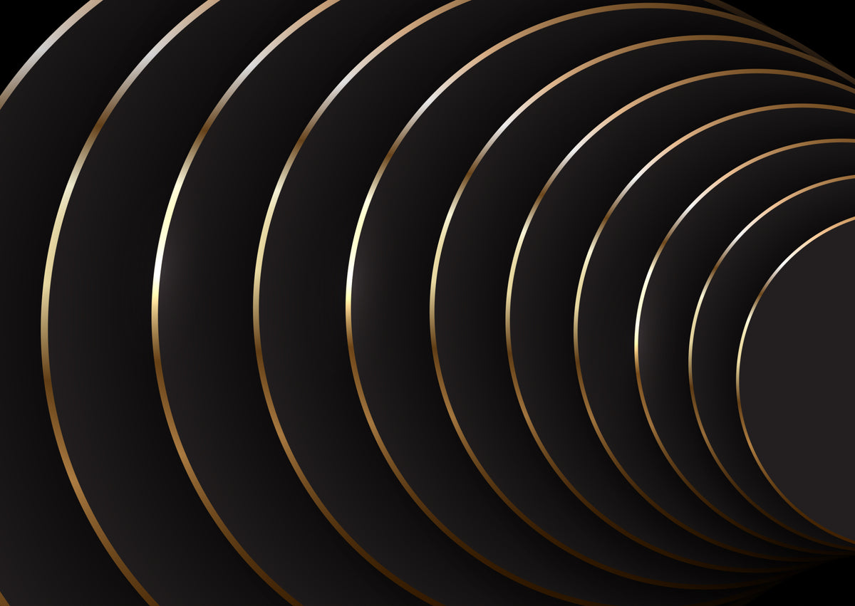 Luxury Black and Gold Wallpaper in your room