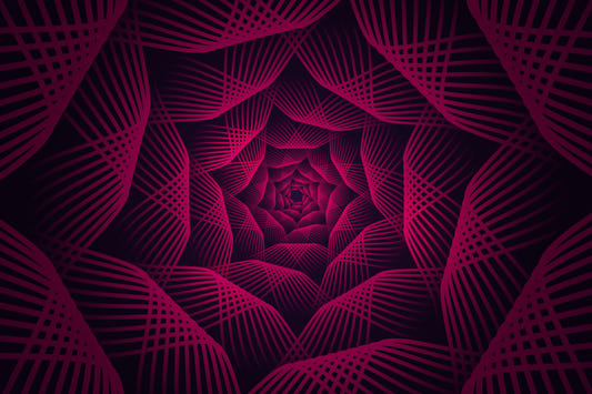 Hypnotic 3D Geometric Illusion Wallpaper
