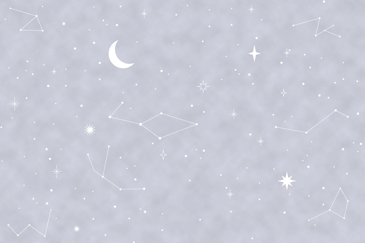 Night Sky Wonders Wall Mural in your room — zoomed