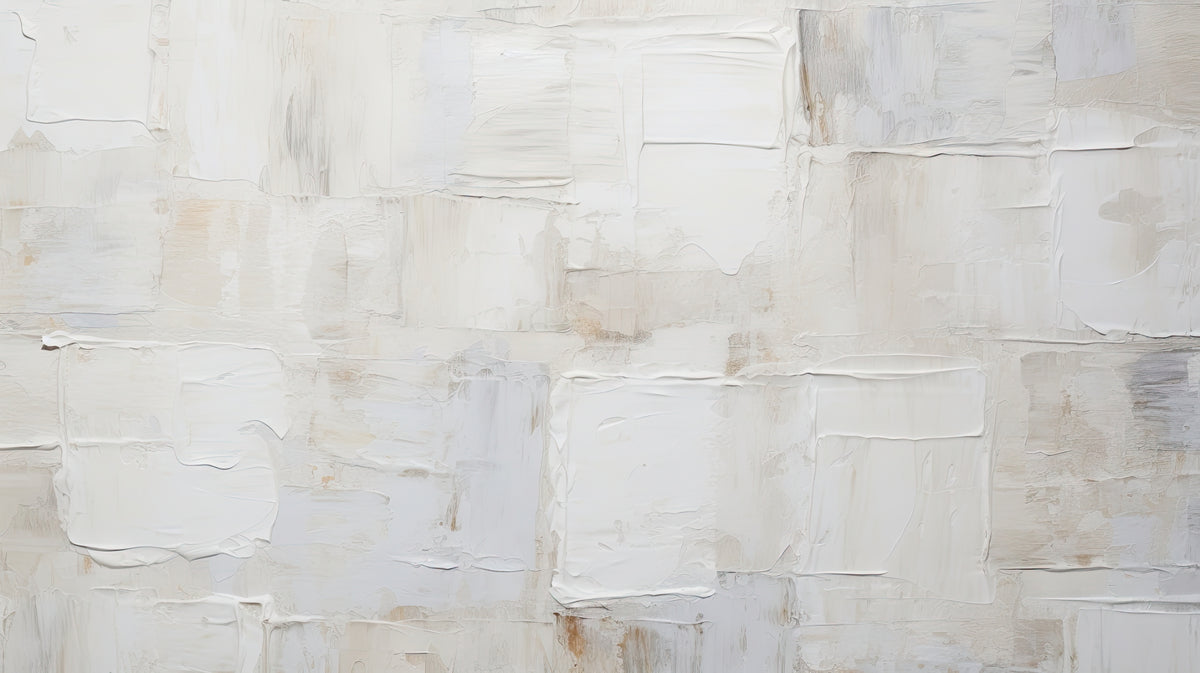 White Textured Plaster Effect Wallpaper in your room