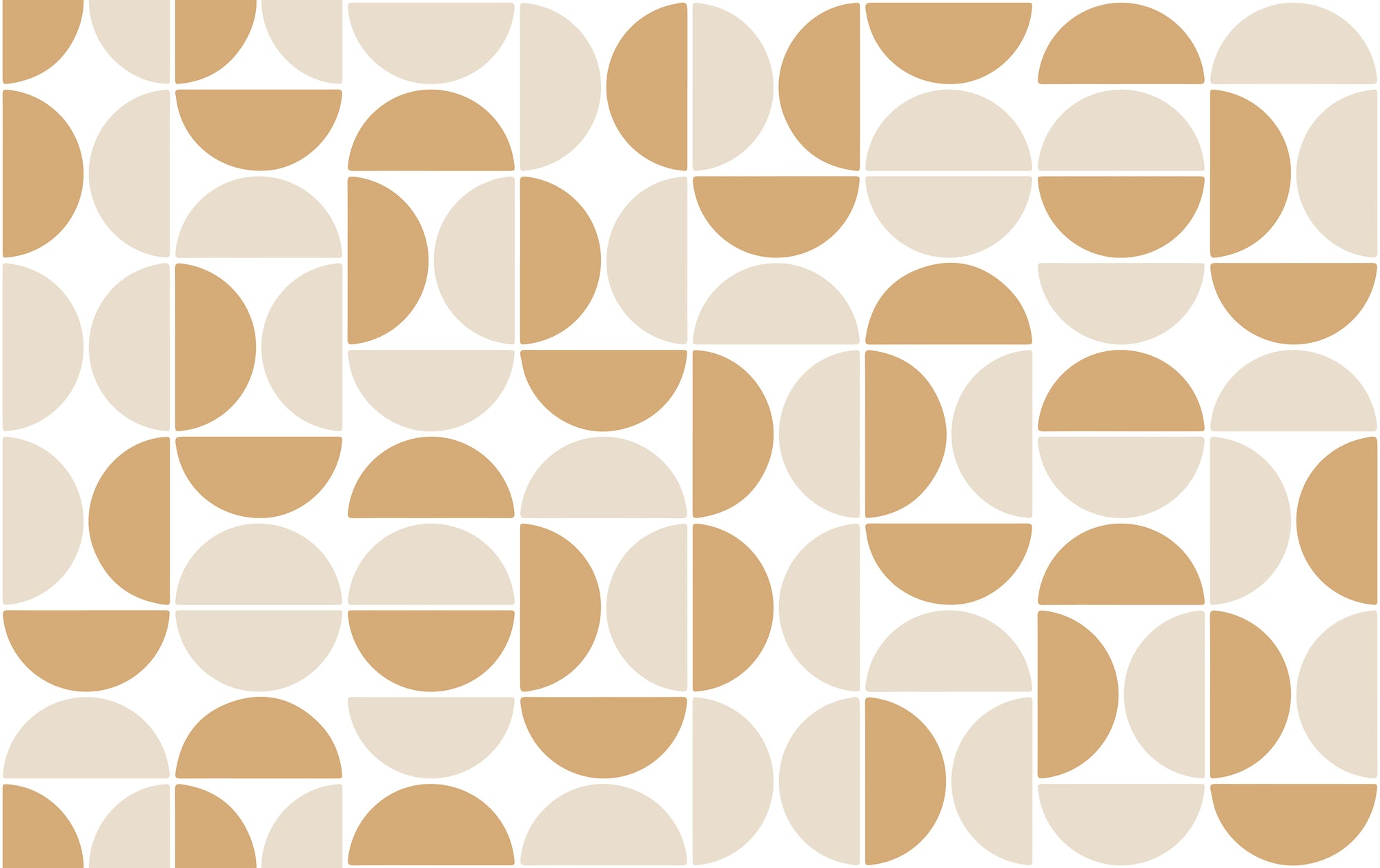 Modern Beige Geometric Pattern Wallpaper