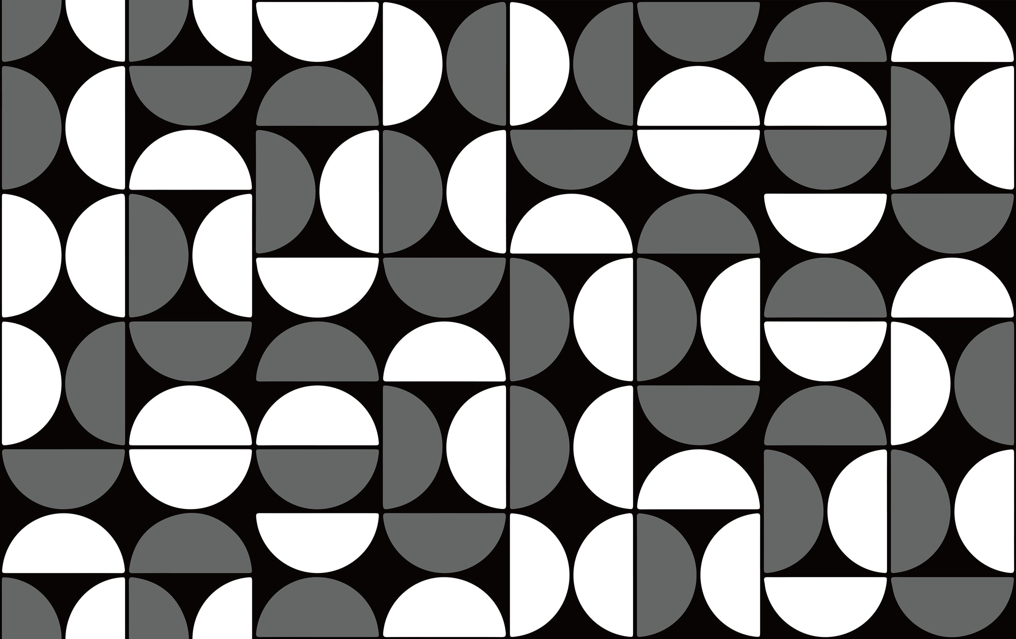 Black and White Geometric Wallpaper
