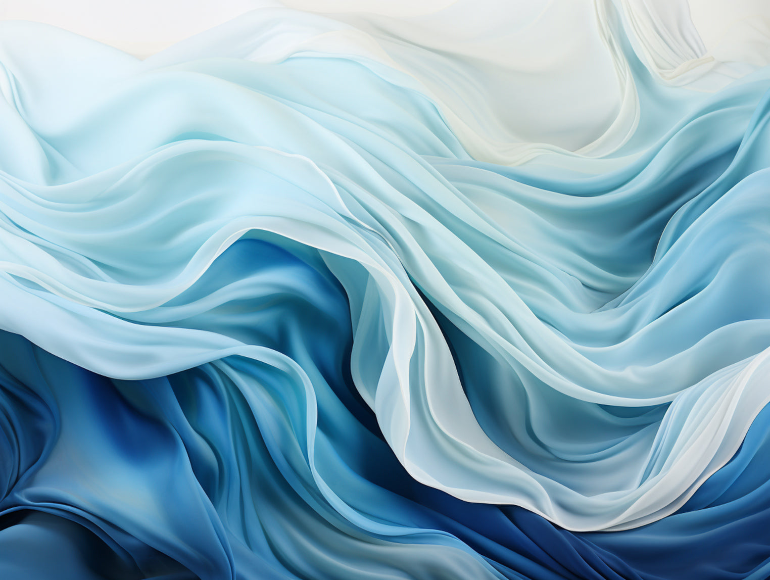 Blue Abstract Fluid Motion Wallpaper