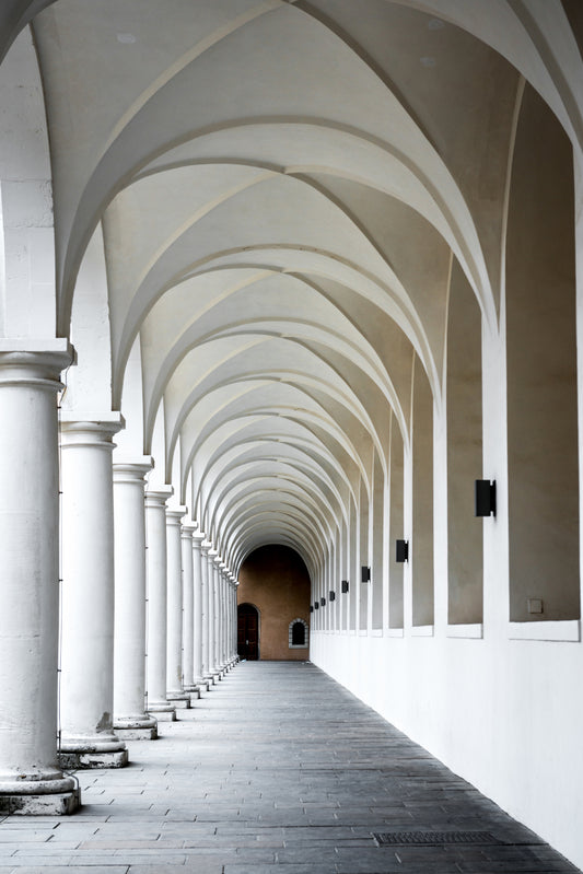 Architectural Arch Tunnel Wallpaper