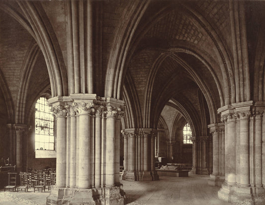 Gothic Cathedral Crypt Wall Mural