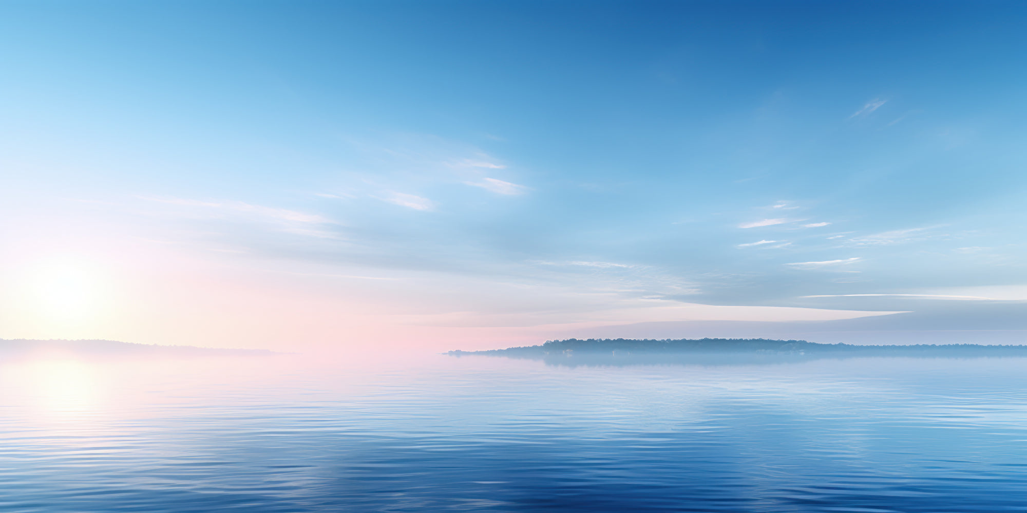 Serene Bay Calm Water Wallpaper