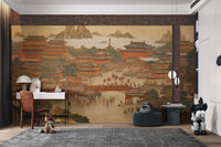 Traditional Chinese palace art wallpaper
