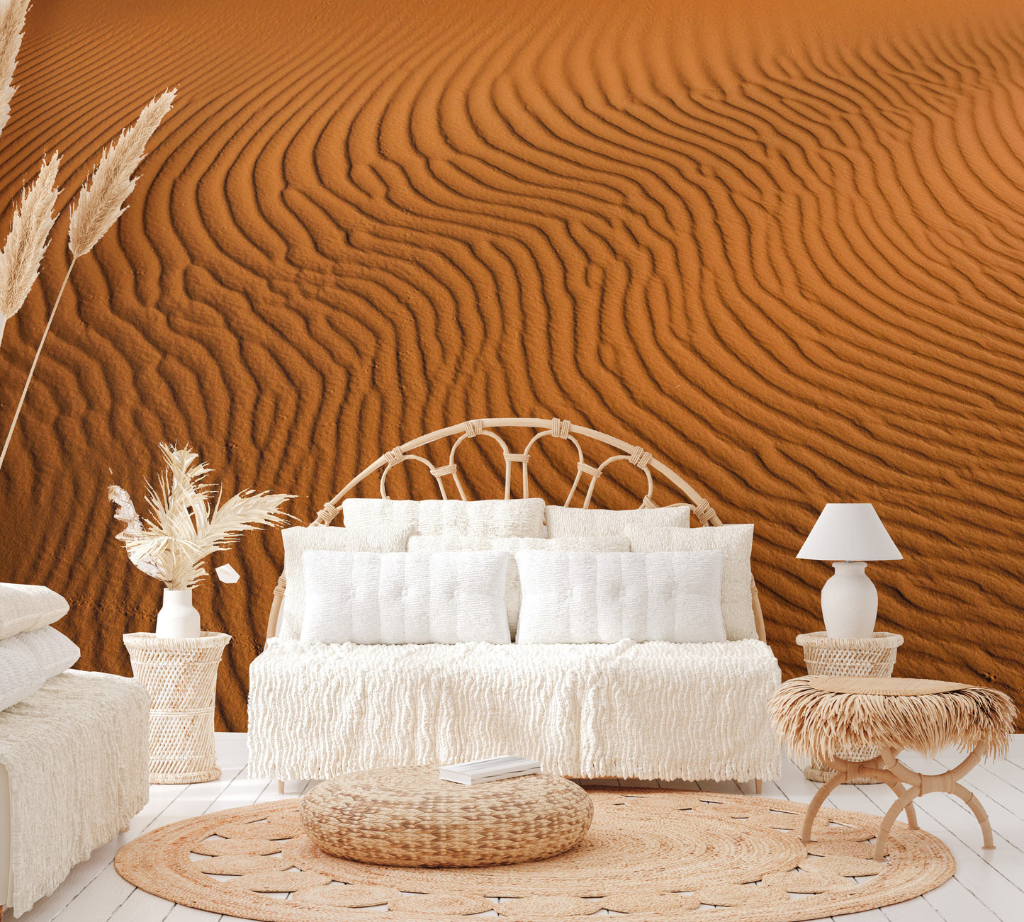 Warm earthy sand texture wallpaper
