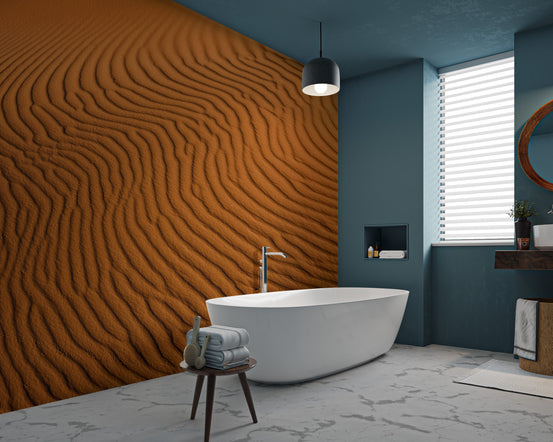 Desert sand dune texture wallpaper design
