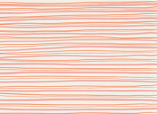 Hand-Painted Abstract Lines Wallpaper