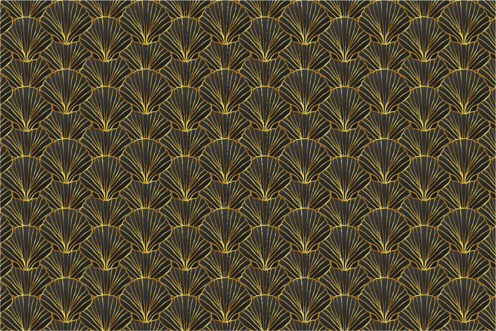 Luxury Gold Art Deco Wallpaper