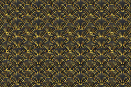 Luxury Gold Art Deco Wallpaper