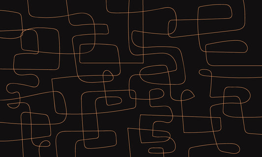 Modern Abstract Line Art Wallpaper
