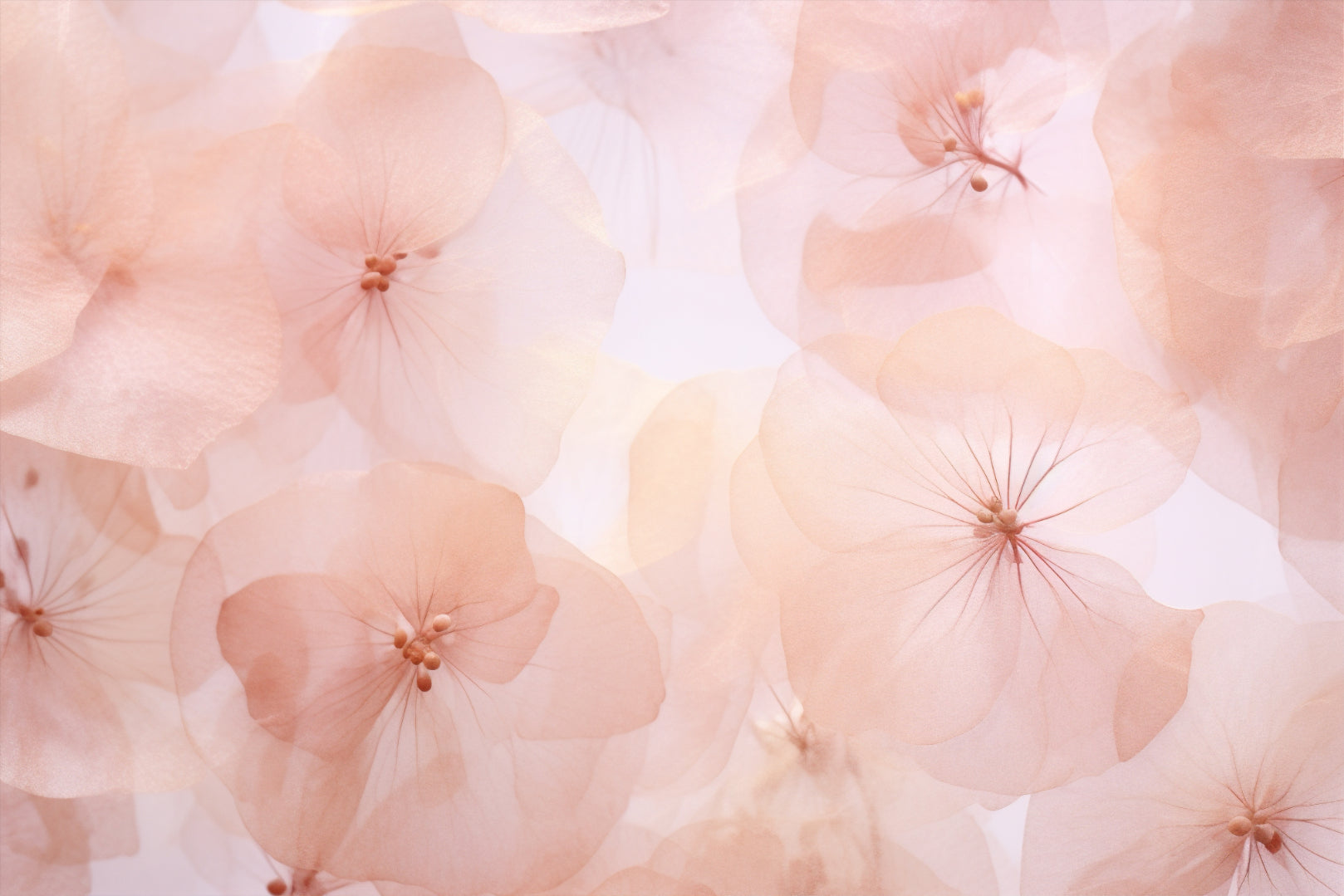 Soft Pink Floral Blossom Wallpaper