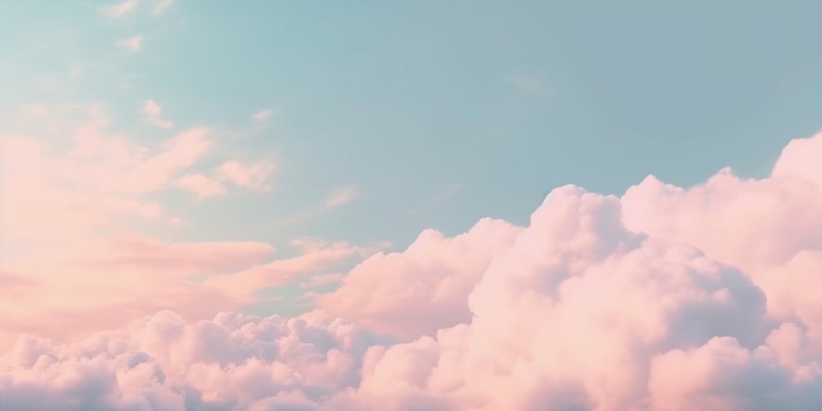 Soft Pink Cloud Wallpaper in your room