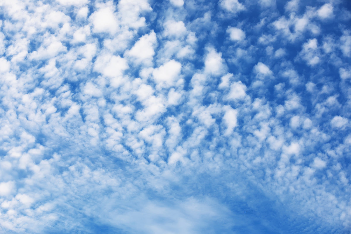 Blue Sky Cloudscape Wallpaper in your room