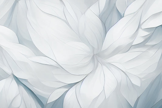 Elegant White Petal Wallpaper