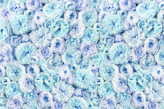 Vintage Blush Blue Wallpaper