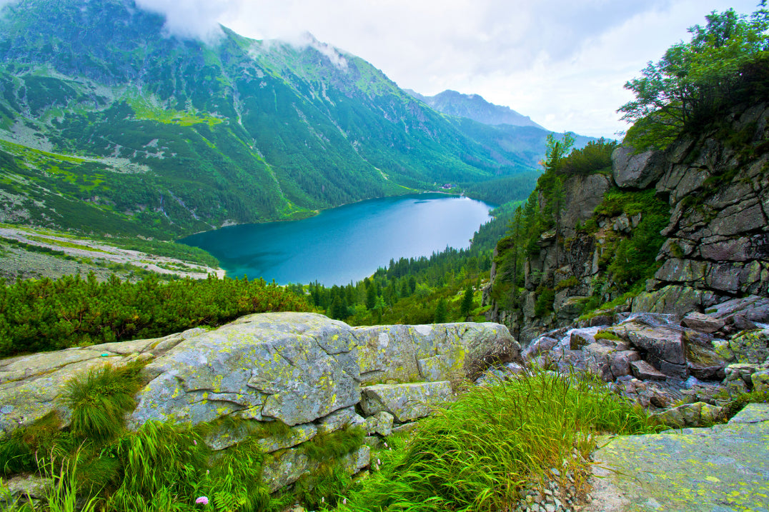 Mountain Lake Landscape Wallpaper