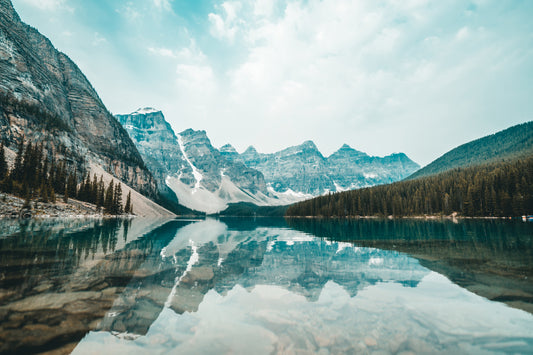 Mountain Lake Reflection Wallpaper