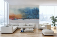 Artistic Abstract Watercolor Flow Wall Mural
