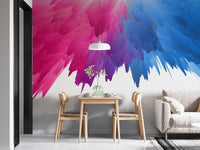 Colorful Burst of Joy Wall Mural for vibrant ambiance
