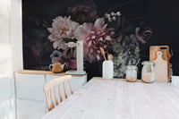 Gothic Garden Delight Wallpaper Mural with Enchanted Vibe