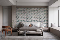 Tropical Palms Whitewashed Wallpaper Mural for rooms