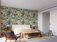 Vintage Tropical Paradise Mural for fresh spaces