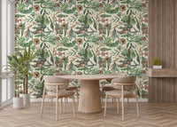 Tropical Paradise Vintage Wallpaper Mural for walls