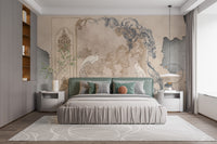 Tropical Concrete Bliss Removable Mural for natural vibes
