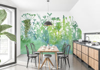 Watercolor Tree Reverie Wallpaper Mural for home design
