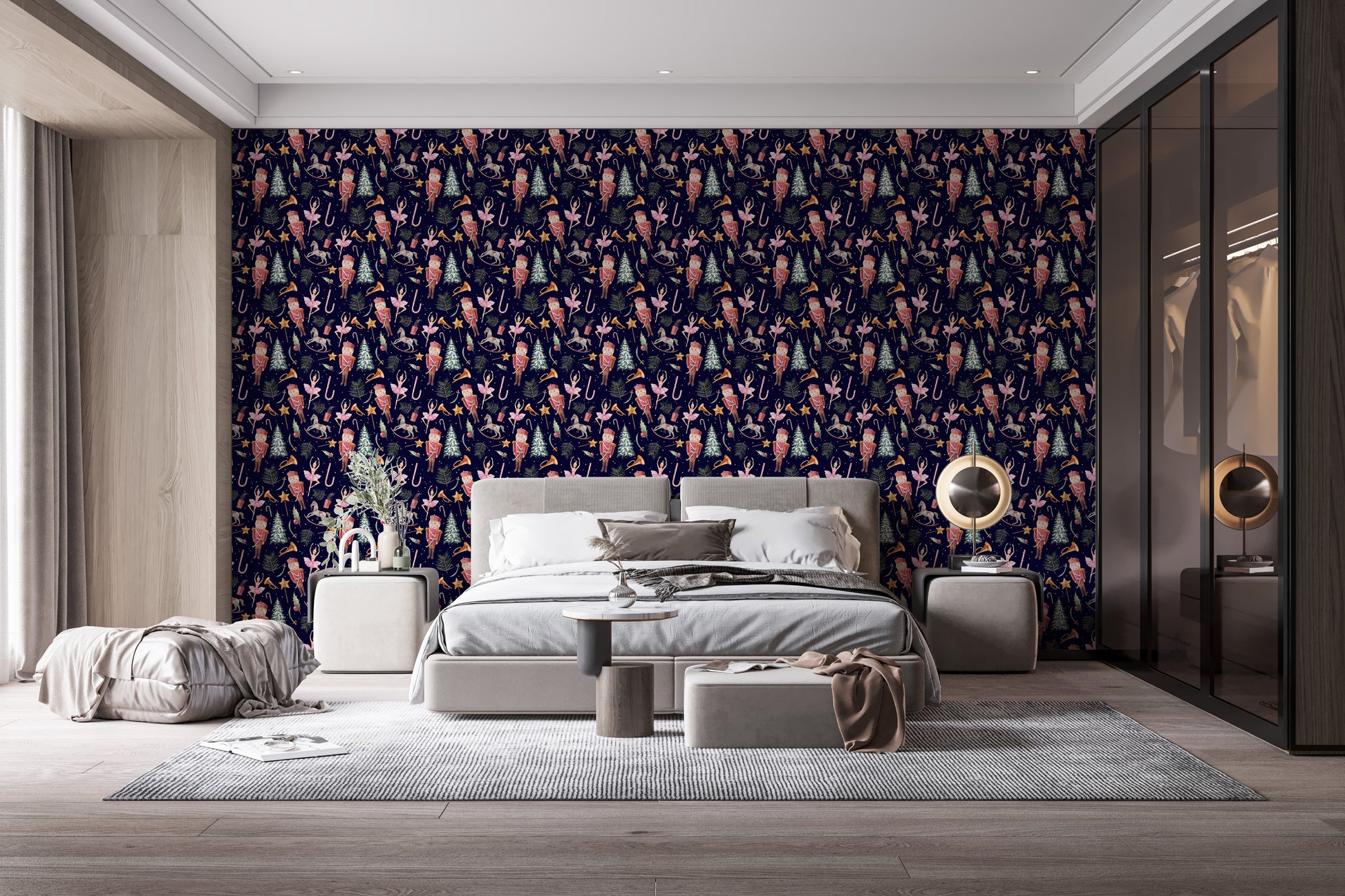 Christmas Dance Parade Wallpaper Mural for your walls