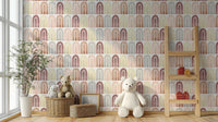 Removable Abstract Patterns Wall Mural for kids’ spaces