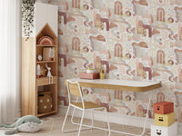 Abstract Watercolor Symphony Wallpaper for walls