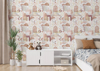 Abstract Watercolor Symphony Wallpaper Mural for a chic touch