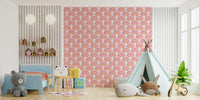 Pink Arch Patterns Removable Wallpaper Mural for decor
