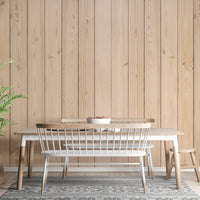 Vertical Striped Wood Elegance Wallpaper for warm atmosphere