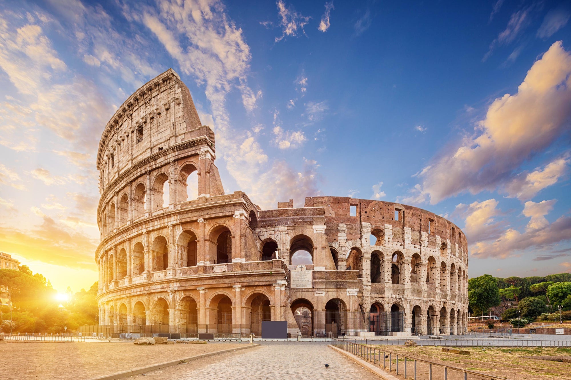 Rome's Majestic Ruins Wallpaper Mural