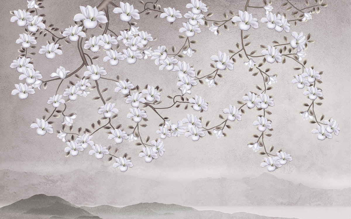Springtime Floral Wall Mural in your room